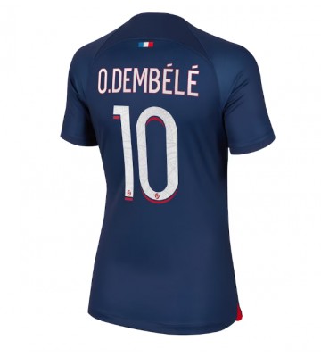 Paris Saint-Germain Ousmane Dembele #10 Replika Hjemmebanetrøje Dame 2023-24 Kortærmet